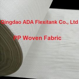 مواد اولیه Flexitank Flexibag IBC Tank Fittings Tubular PP پارچه بافته شده رول سفید رنگ ISO9001